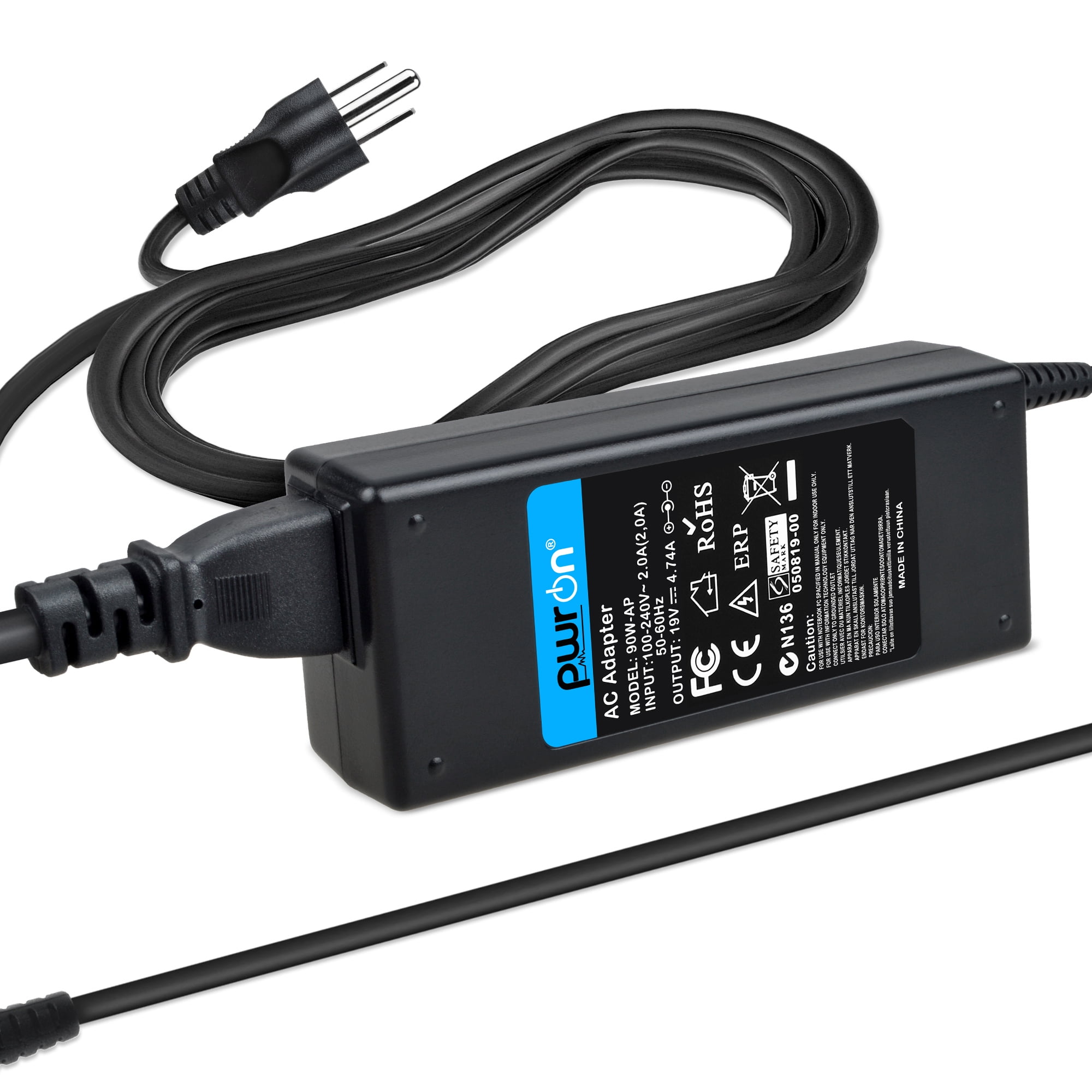 specificere Urimelig katalog PwrON Compatible AC Adapter Charger Replacement for Model: ST-C-090-19000474CT  ST-C-09019000474CT Power Mains - Walmart.com