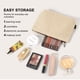 thumbnail image 5 of Bolsa de maquillaje MAGEFY de pana morada para monedero de viaje, 2 unidades, 5 of 9