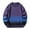 Purple(New), variant on Men's Fashion Color-blocking Crewneck Sweatshirt Loose Long Sleeve Pullover Sweatshirt