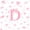 White Pink D, variant on Feelyou Bow Letter G Twin Sheet Sets for Girls, Love Heart Bedding for Bedroom, Pink, 3-Piece