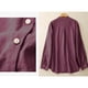 thumbnail image 5 of Blusa de manga larga,Blusa informal de manga larga para mujer, cuello alto, botones, poliéster, corte holgado para uso diario, sopatenor, 5 of 9