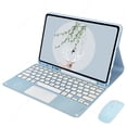 thumbnail image 1 of Wireless Trackpad Keyboard Teclado For iPad 10 Generation 2022 Case For Apple iPad 10 9 inch 2022 Keyboard Tablet Magnetic Cover blue keycaseM Portuguese, 1 of 6
