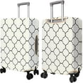 thumbnail image 4 of Travel Luggage Cover Suitcase Protector Fits 18-32 Inch Luggage Wheel Covers Patterned Travel Related Items Flower Luggage Protector Elastic Luggage Anti-scratch Suitcase Cover M, 4 of 5
