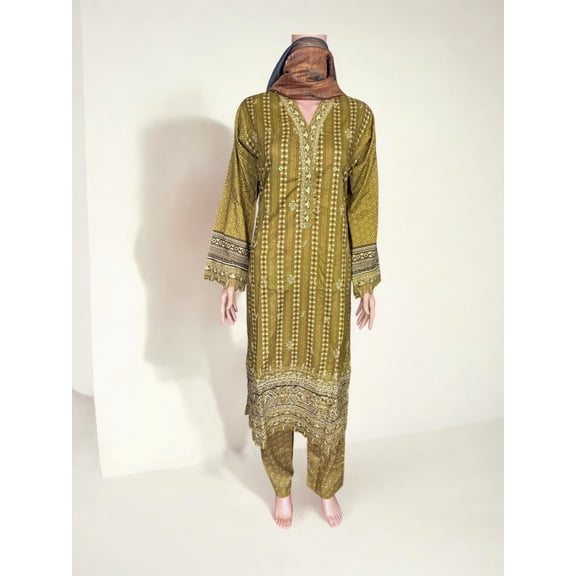 Traditional Pakistani Salwar Kameez, Cultural Wear for Women,286
