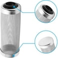 thumbnail image 4 of shiyou-Stainless Steel Aquarium Filter Intake Cover, 12mm Shrimp Filter Guard Metal Fish Tank Filter Intake Strainer, Mesh Tube Filter Net Cover Aquarium Inlet Filter Screen for Fish Tank, 4 of 4