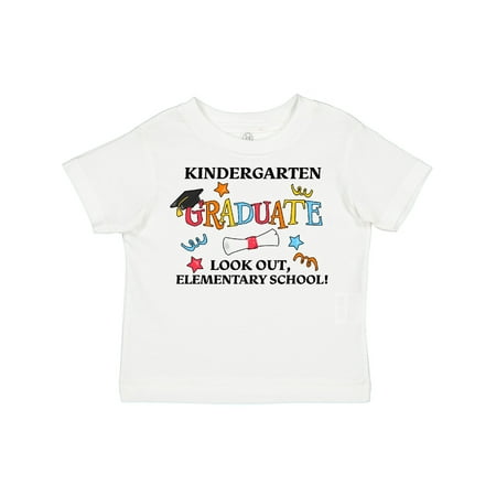 

Inktastic Kindergarten Graduate Look Out Elementary School! Gift Toddler Boy or Toddler Girl T-Shirt