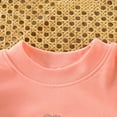 thumbnail image 3 of Jalioing Girls Long Sleeve Cotton Shirts Fall Ruffle Crew Neck Cute Basic T Shirt Toddler Kids Tops 2-10 Years, 3 of 5