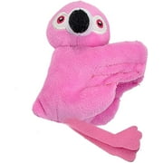 Wild Republic Clipkins Flamingo, Clip on, Stuffed Animal, Three Inches, Gift for Kids, Plush Toy, Fill is Spun Recycled Water Bottles