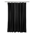 thumbnail image 2 of Dependable Industries Magnetic Vinyl Shower Curtain Liner, 70" x 72", with Weighted Magnets in Black, 2 of 5