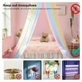 thumbnail image 4 of Mosquito Net for Bed, Large Rainbow Bed Canopy for Girls, Hanging Bed Net, Ideal for Bedroom Decorative, Easy Installation Princess Canopy, 4 of 8