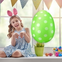 Giant Inflatable Easter Egg Decor,Easter Egg Gifts Clearance by VOTRUDI,60cm Outdoor Party Toy for Easter Egg Hunt and Kids Garden Play,Green