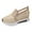 Gold, variant on Cute Women'S Slip-On Flats Modern Women'S Platform Sneakers Women'S Supportive Workout Shoes Ladies Fashion Breathable Mesh Sequin Thick Sole Sloping Heel Casual Rocking Shoes
