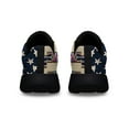 thumbnail image 4 of Peace Sign Hippie Shoes Sneakers Black Size 6, 4 of 7