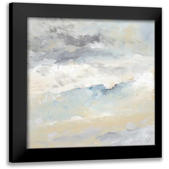 Loreth, Lanie 12x12 Black Modern Framed Museum Art Print Titled - Sea Meets Sky I