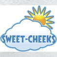 thumbnail image 3 of CafePress - Sweet Cheeks (Clouds) Long Sleeve T Shirt - Unisex Cotton Long Sleeve T-Shirt, 3 of 4