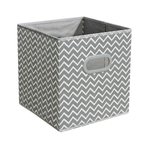 pstuiky Caja de almacenamiento de tela, caja de almacenamiento plegable de gran capacidad de tela no tejida, caja de almacenamiento, sin tapa, tipo cajón para organizar el hogar