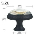 thumbnail image 4 of 4 Pcs Golden Moon Knobs for Kitchen Cabinet Cupboard Dresser Bookcase Drawer Pulls Handles Round Home Decor, 4 of 8