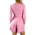 thumbnail image 5 of Jess by Meiko Women's Outfit Sets Long Sleeves Elastic Waist Casual 2 Pieces Sets L Pink, 5 of 10