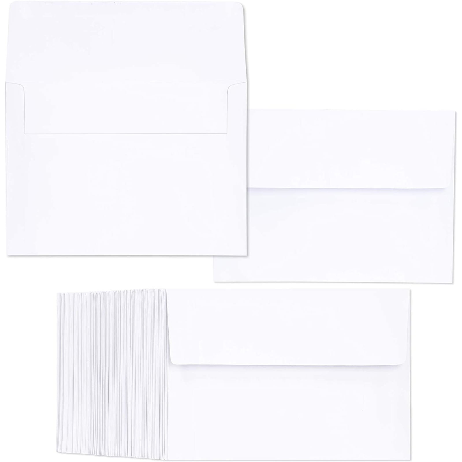Square Flap 100 Hot Pink A7 Envelopes 7.25" x 5.25" 
