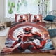 thumbnail image 2 of Power Rangers Conjunto de sábanas temático, trío de piezas, cómodo y amigable con la piel, diseño único, regalo de decoración para el hogar para familiares, amigos y fans,140cm *210cm, 2 of 6
