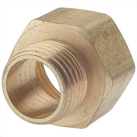 0.75 Female Garden Hose - TekSupply WF1755 Brass Hose Fitting 0.75 in FGH x 0.50 in MPT