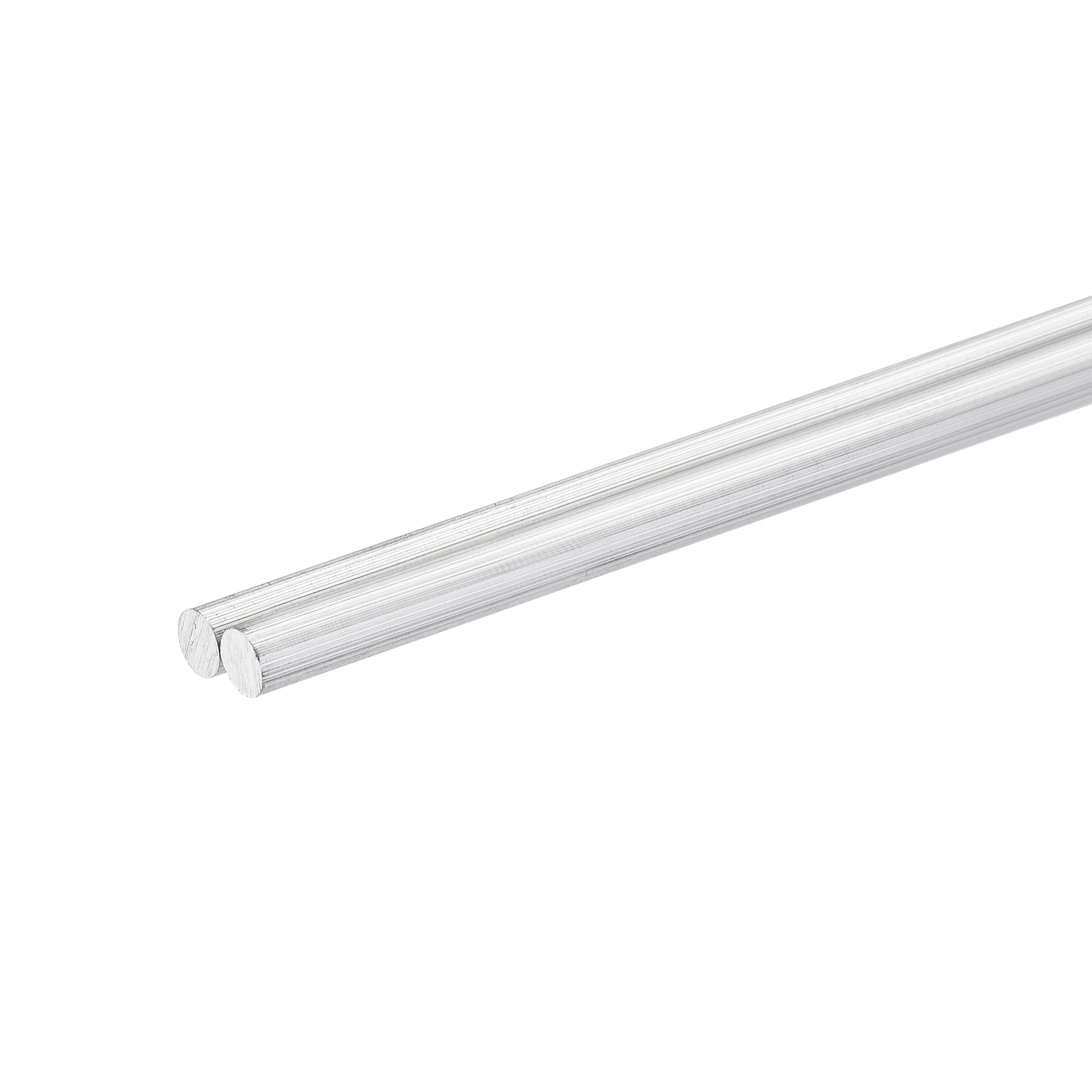 MECCANIXITY Aluminum Solid Round Rod 12mm Diameter 300mm Length Lathe Bar Stock for DIY Craft Pack of 1Pcs 