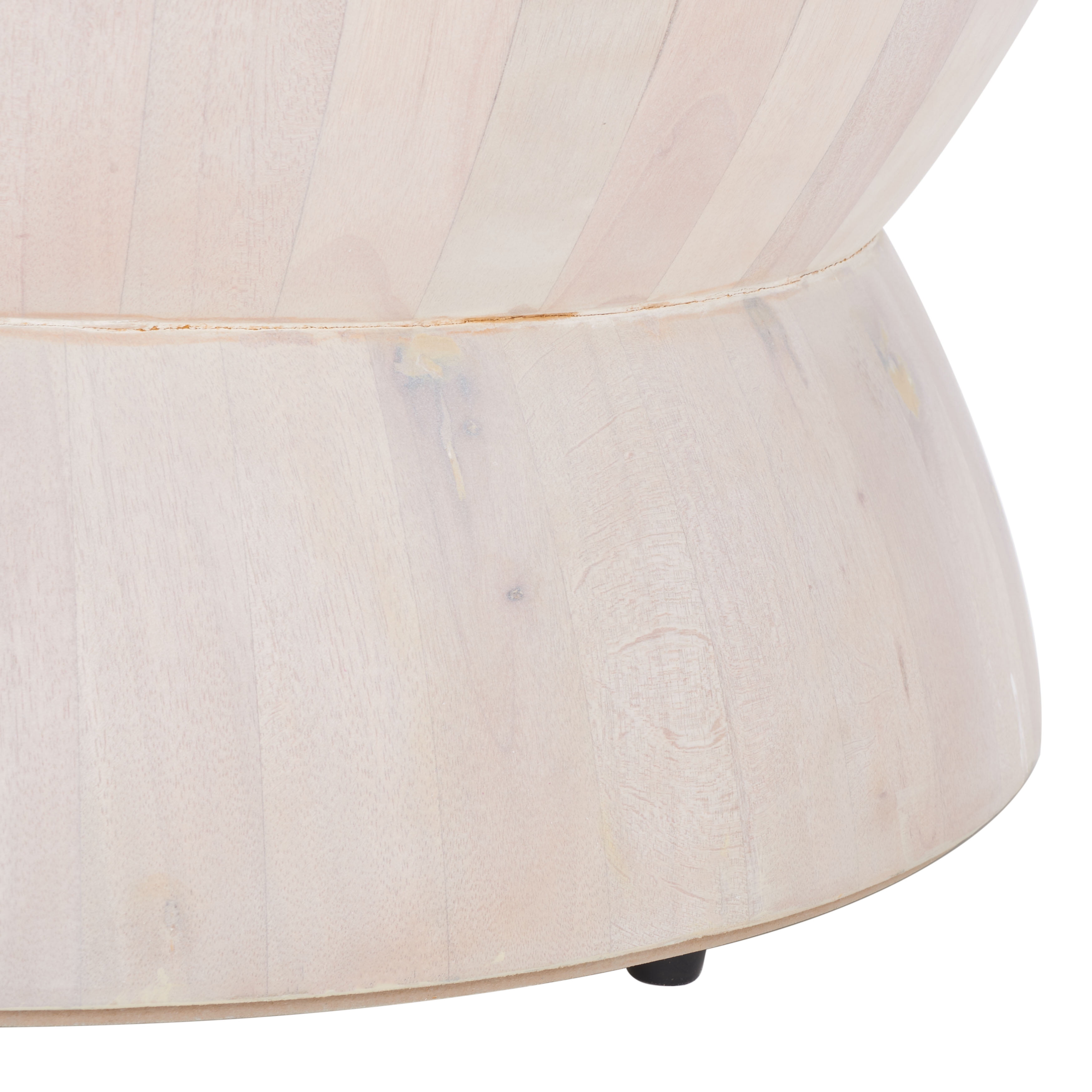 SAFAVIEH Alecto Modern Round Wood Coffee Table, White