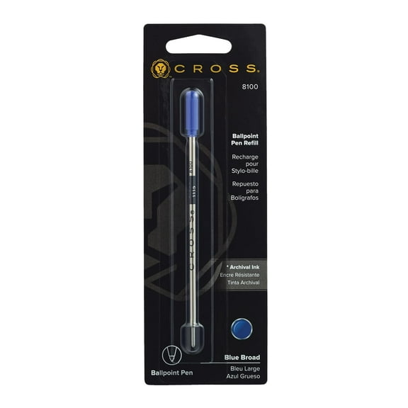 Cross Ball-Point Refill For Standard Cross Ball-Point Pen - Blue Ink, Broad Point
