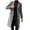 Grey, variant on Fgnfyis Mens Jackets Plus Size Winter Coat Lapel Long Sleeve Padded Thicken Wool Blend Overcoat Stand Collar Winter Coats for Men Black L