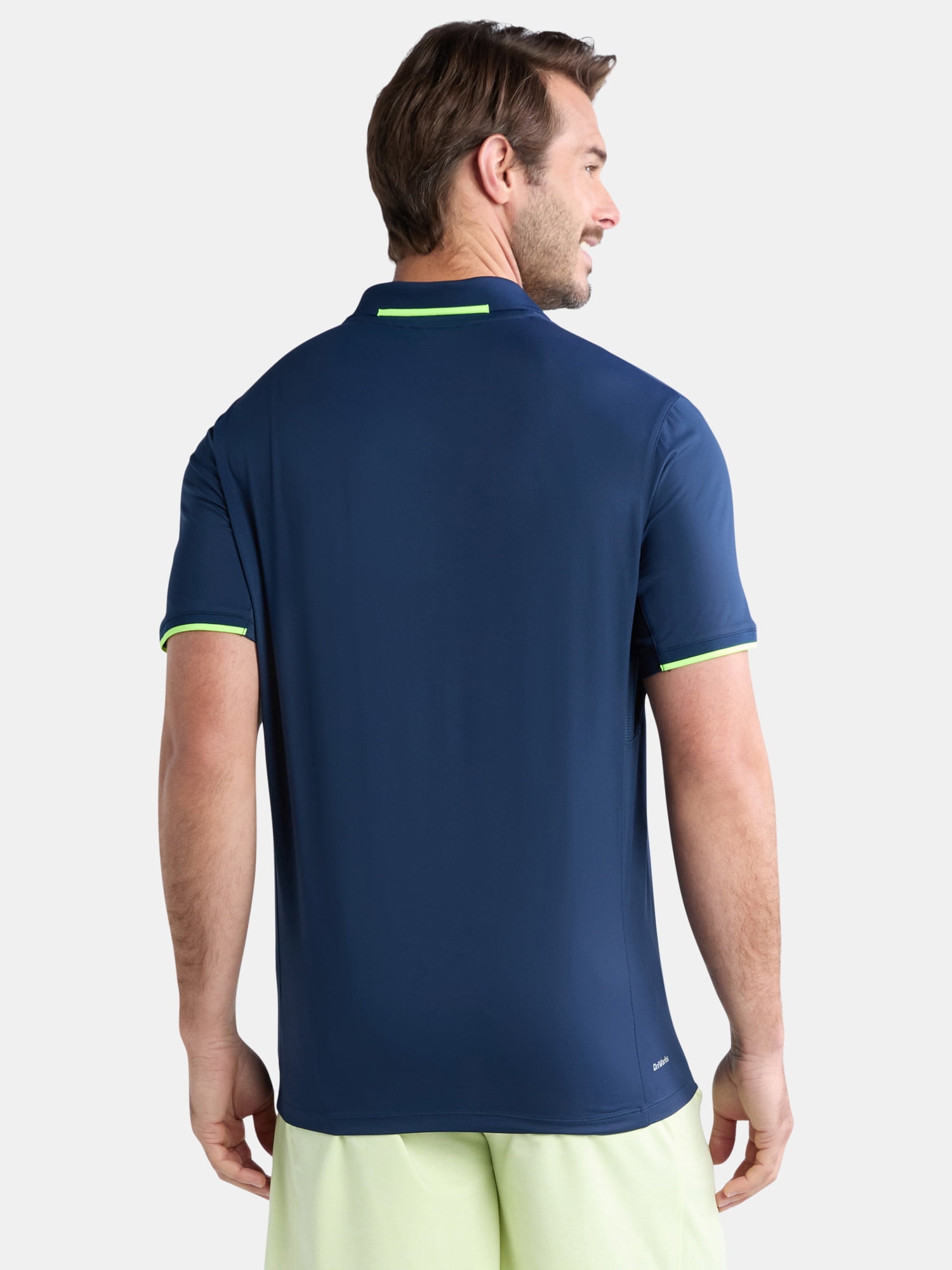 Athletic Works Men's and Big Men's Modern Tennis Polo Shirt, Sizes S-3XL