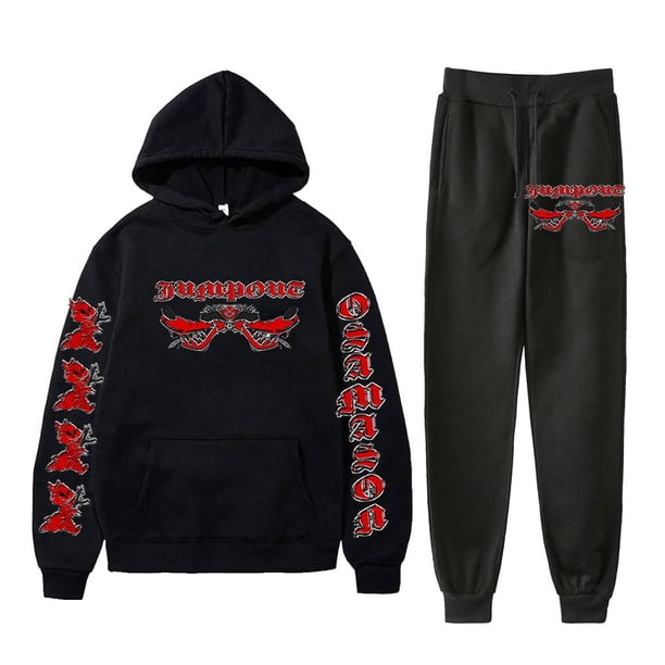 OsamaSon-sudaderas con capucha para perros, pantalones para correr, JumpOut Tour Merch, Cosplay, ropa de calle unisex de HipHop