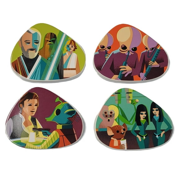 Disney Parks Star Wars Set of 4 Coasters by Jeff Granito