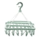 thumbnail image 1 of Percha De Secado Organizador 32 clips calcetines plegables colgador de ropa pinza de ropa tendedero (verde) Tmvgtek Libre de BPA, 1 of 3