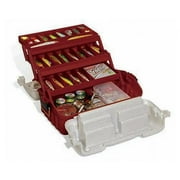 Plano Synergy Fishing Flipsider Three Tray Tackle Box Storage System, Medium, Red / White