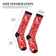 thumbnail image 4 of Pofeuu Beef Print Compression Socks for Women & Men Circulation - Best Support for Nurses,Running,Athletic,Sports, 4 of 7