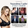 thumbnail image 6 of Dominique Elise Everyday Bra #7100 – Seamless Minimizer Bra with Molded Cups & Side Smoothing - Lingerie for Women, 6 of 6