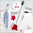 thumbnail image 3 of 14 Pcs 12 Inch Paint Stirrer for Drill Reusable Drill Mixer Attachment Resin Mixer Helix Drill Paint, 3 of 5