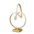 thumbnail image 1 of ORE International HBL2541 19 in. Abstract Infinity Modern Table Lamp, Matte Gold, 1 of 1