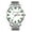 Silvery White, variant on Large Dial Men's Digital Quartz Watch with Solid Strap - Elderly Wristwatch, Steel Band, Chinese-English Dual Calendar, Waterproof