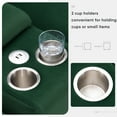 thumbnail image 6 of Modern U-Shape Sectional Sofa, Velvet Upholstered Modular Couch with Console Cup Holders and USB Charging Ports, for Living Room Office Apartment, 6 of 17
