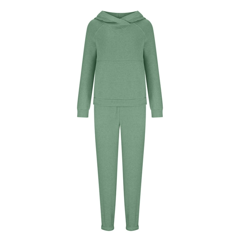 Tracksuit Womens Full Set Sale Clearance,Ladies Hoodies and Jogging Bottoms  Cropped Tracksuits Autumn Winter Teenager Girls Track Suit Running Walking