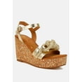 thumbnail image 3 of Emelda Chain Link Detail Wedge Sandals, 3 of 10