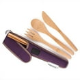 thumbnail image 2 of Upgrade Your Dining Experience with Togoware Repeat Utensil Set in Mulberry - Complete Tableware Set, 2 of 2