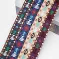 thumbnail image 6 of 4 Colors Jacquard Embroidered Trim Ribbon 20 Yards 0.6 Inch(16mm) Vintage Fabric Bias Tape Webbing Ethnic Style Embroidery Ribbons Sewing Lace Trim Home Decor Gift Wrapping Multi-color, 6 of 6