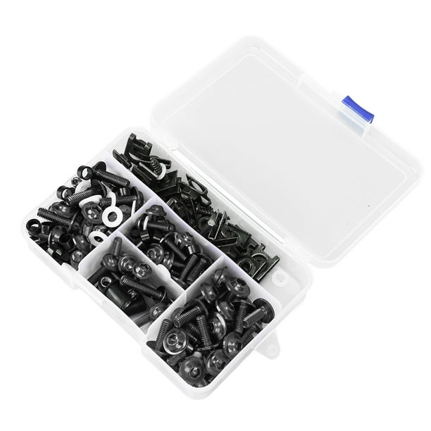 Pernos De Carenado De Parabrisas Bling Bling Kit De 177 Piezas Para Motocicleta