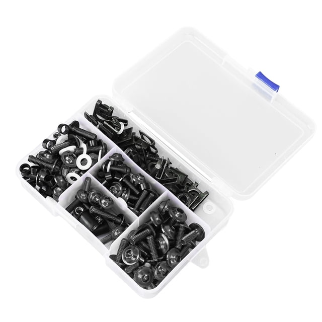 Motorcycle Fairing KitAnodized 177PCS Motorcycle Fairing Kit Colorful M5 M6 Motorcycle Windscreen Screws Replacement For GSXR600 GSXR750
