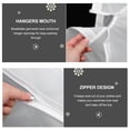 thumbnail image 3 of OULII 1Pack Waterproof Peva Garment Rack Cover for Home Closet Use, 3 of 7