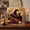#5 Halloween Black Cat Pearl Painting Kit, variant on Christmas Jesus Nativity Diamond Art Kit with Frame, DIY Pearl Painting Kit with Round Beads and Tools, Sparkling Wall Art Craft for Adults Beginners Holiday Decor