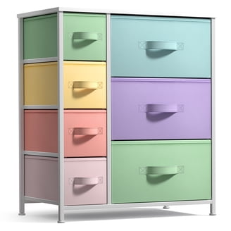 Fantasy Fields - Magic Garden Wood Kids 7 Drawer Cabinet Pink