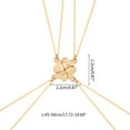 thumbnail image 5 of YIEMEEN 4Pieces/set Magnet Stone BFF Friendship Heart Pendant Chain Choker Necklace, 5 of 13